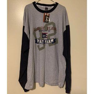 VINTAGE  PHAT FARM “CLASSIC AMERICAN FLAVA” SWEATER 92  HIP HOP FASHION Sz. XXXL